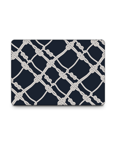Nautical Knots Laptop Skin for 13 inch Apple MacBooks: Front View