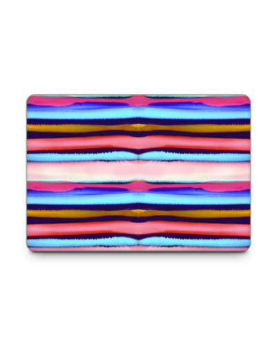 Watercolor Stripes Laptop Skin for 13 inch Apple MacBooks: Front View