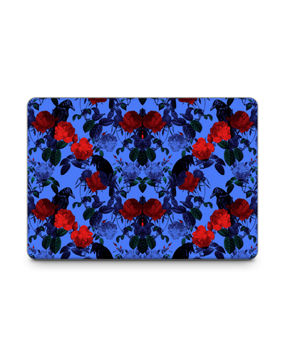 Roses And Ravens Laptop Skin for 13 inch Apple MacBooks: Front View