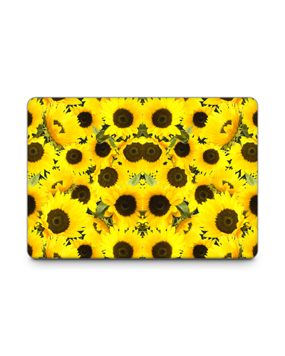 Sunflowers Laptop Skin for 13 inch Apple MacBooks: Front View