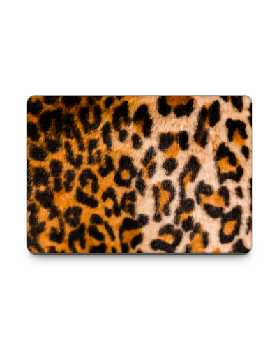 Leopard Pattern Laptop Skin for 13 inch Apple MacBooks: Front View