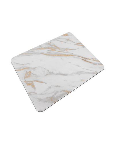 Gold Marble Elegance Mouse Pad