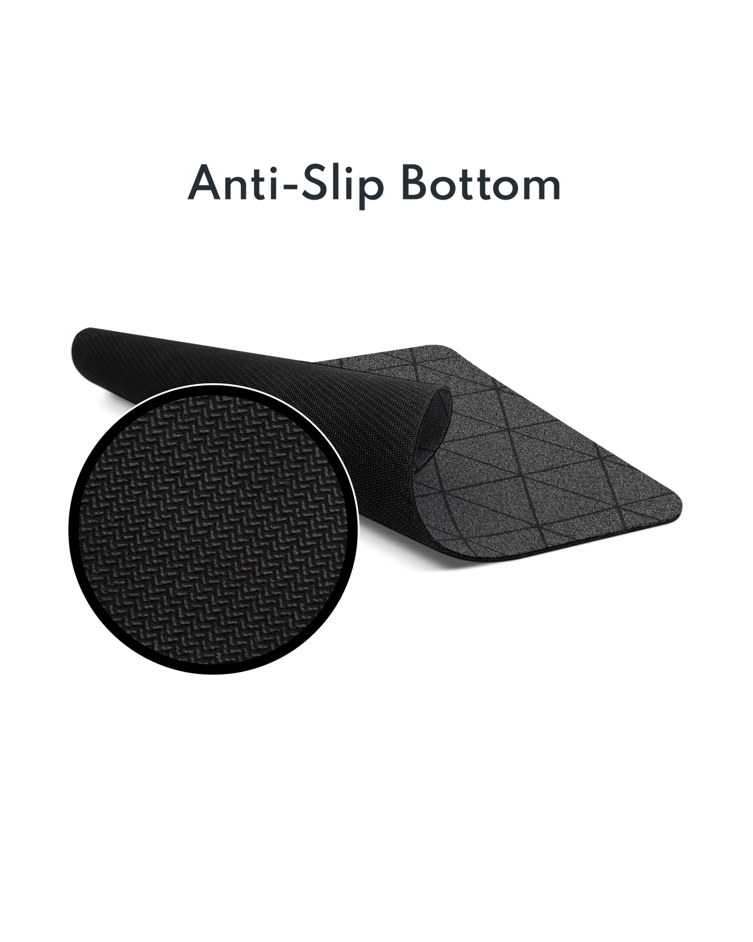 Ash Mouse Pad with Non-slip Underside