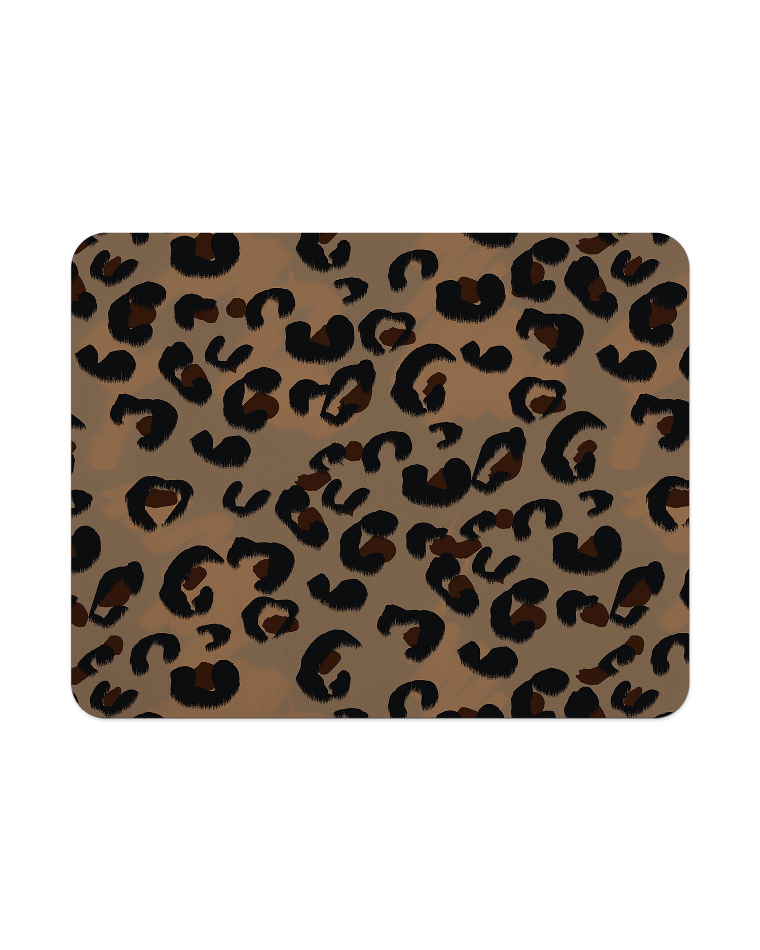 Leopard Repeat Mouse Pad from Top