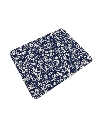 Ditsy Blue Paisley Mouse Pad