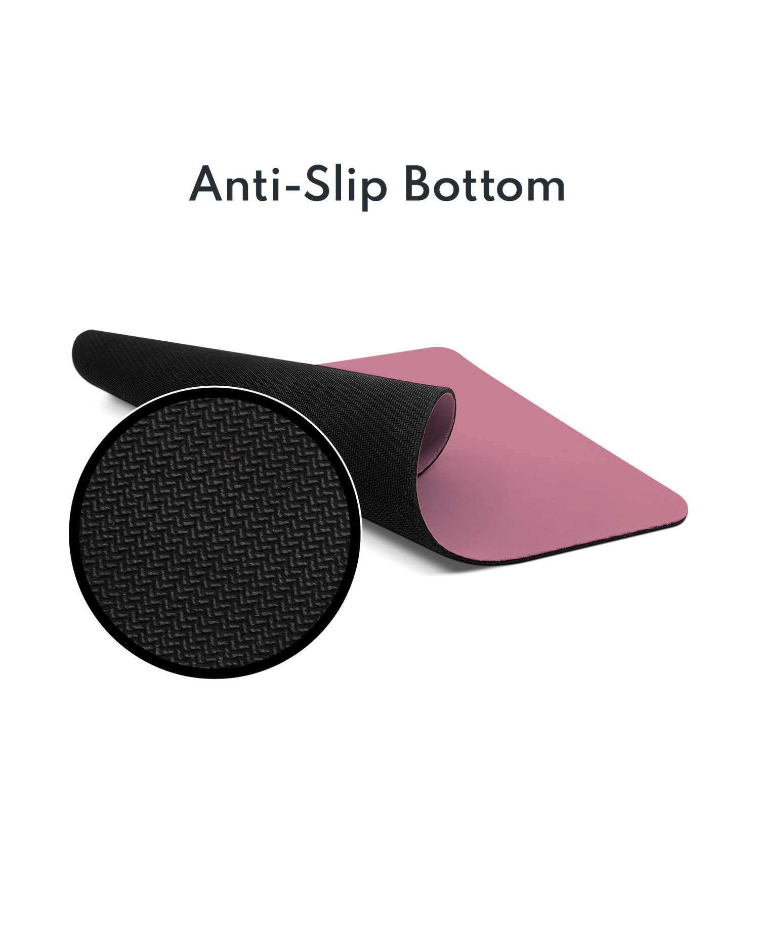 WILD ROSE Mouse Pad with Non-slip Underside