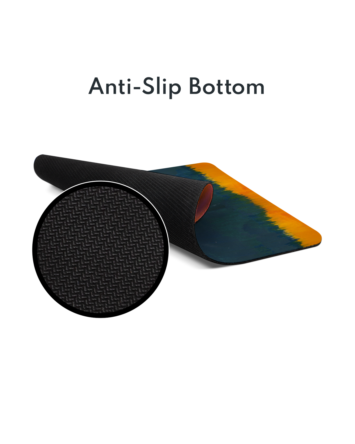 Ombre Gradient Mouse Pad with Non-slip Underside