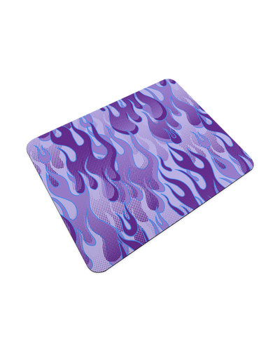 Purple Flames Mouse Pad