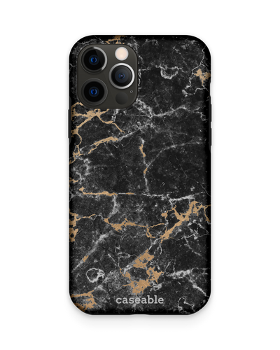 Marble and Gold Premium Phone Case Apple iPhone 12, Apple iPhone 12 Pro