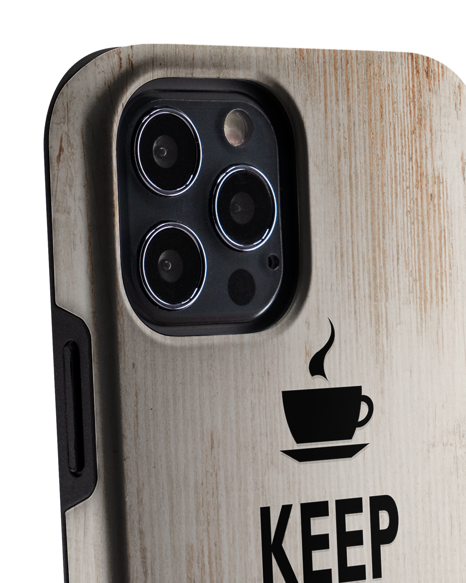 Drink Coffee Premium Phone Case Apple iPhone 12, Apple iPhone 12 Pro: Detail Shot 1