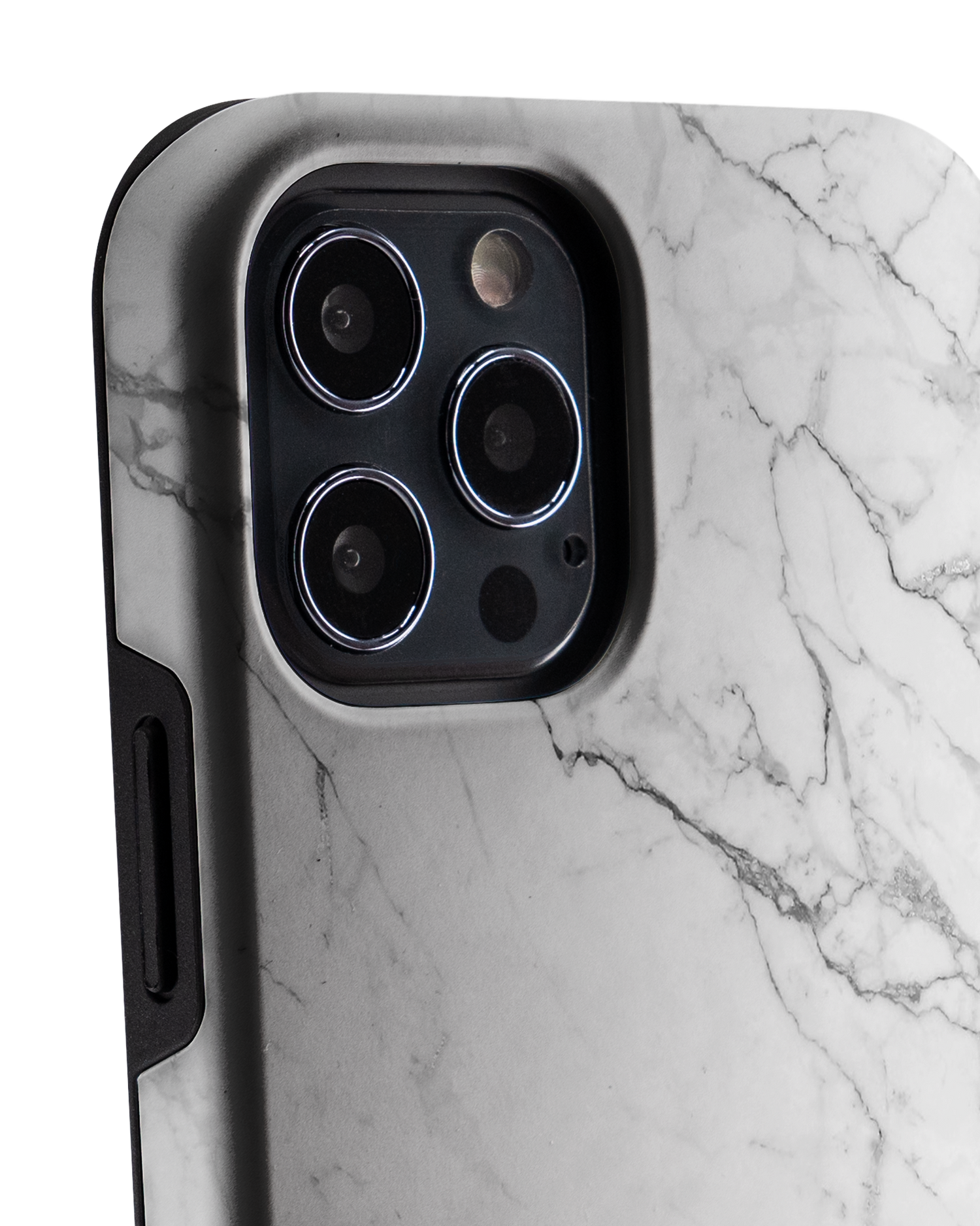 White Marble Premium Phone Case Apple iPhone 12, Apple iPhone 12 Pro: Detail Shot 1