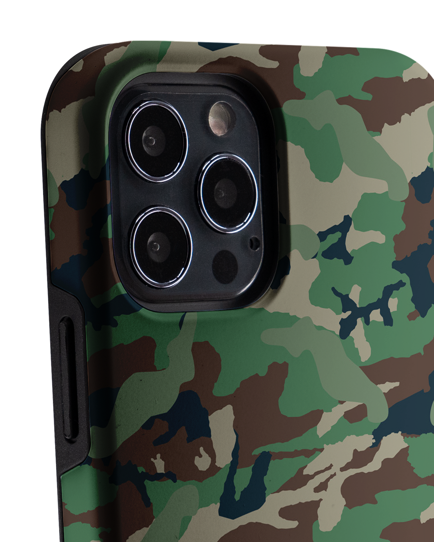 Green and Brown Camo Premium Phone Case Apple iPhone 12, Apple iPhone 12 Pro: Detail Shot 1