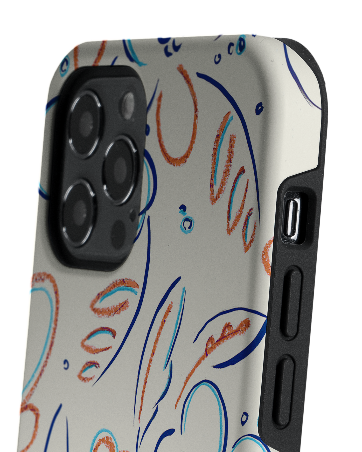 Bloom Doodles Premium Phone Case Apple iPhone 12, Apple iPhone 12 Pro: Detail Shot 2