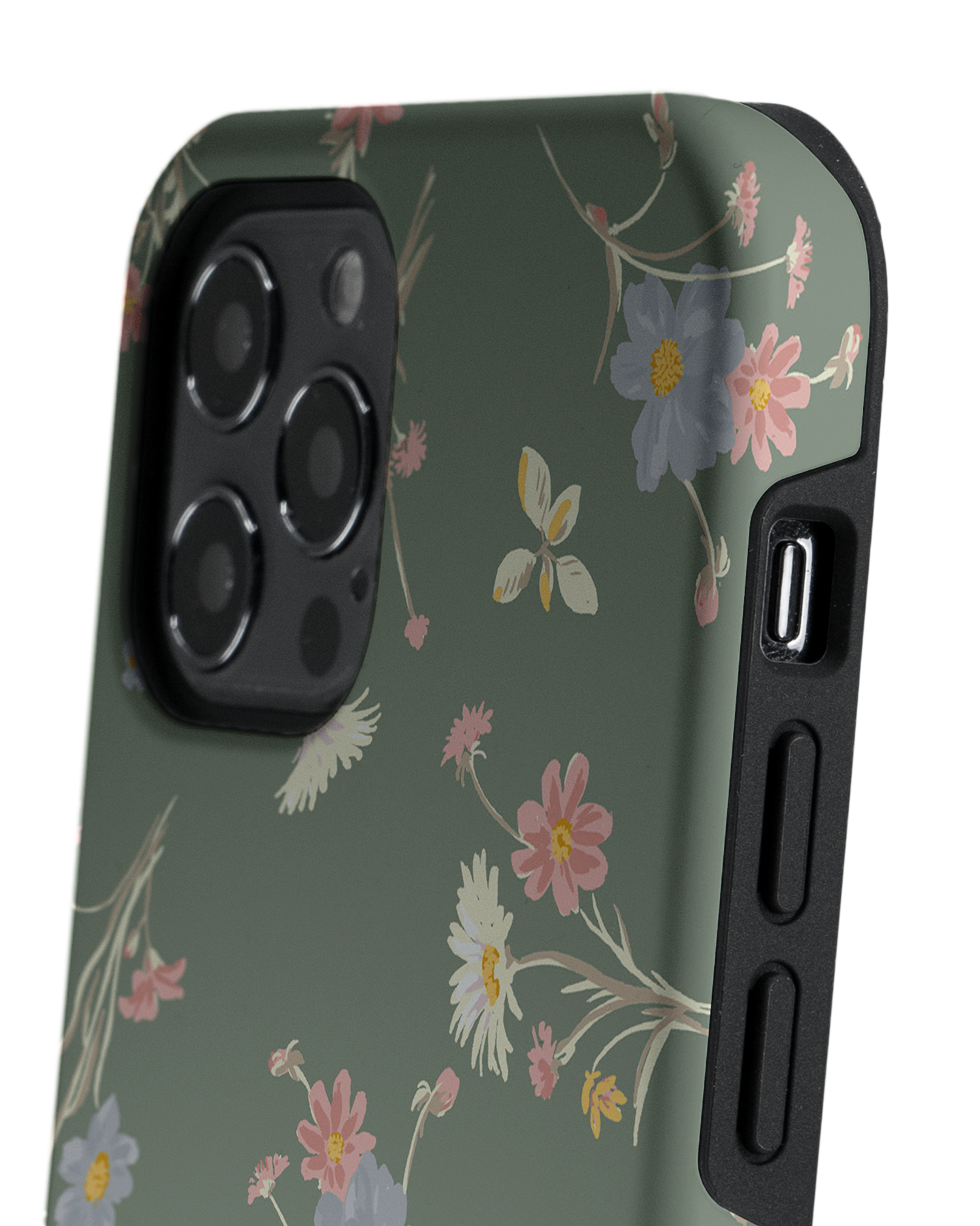 Wild Flower Sprigs Premium Phone Case Apple iPhone 12, Apple iPhone 12 Pro: Detail Shot 2