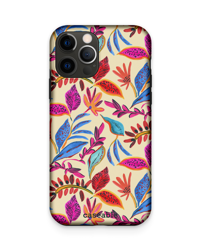 Painterly Spring Leaves Premium Phone Case Apple iPhone 12, Apple iPhone 12 Pro