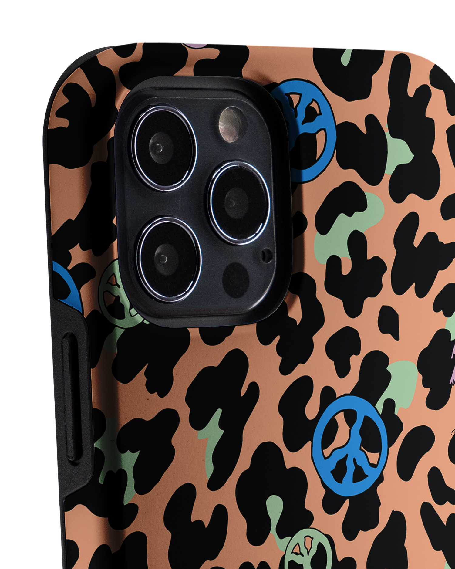 Leopard Peace Palms Premium Phone Case Apple iPhone 12, Apple iPhone 12 Pro: Detail Shot 1