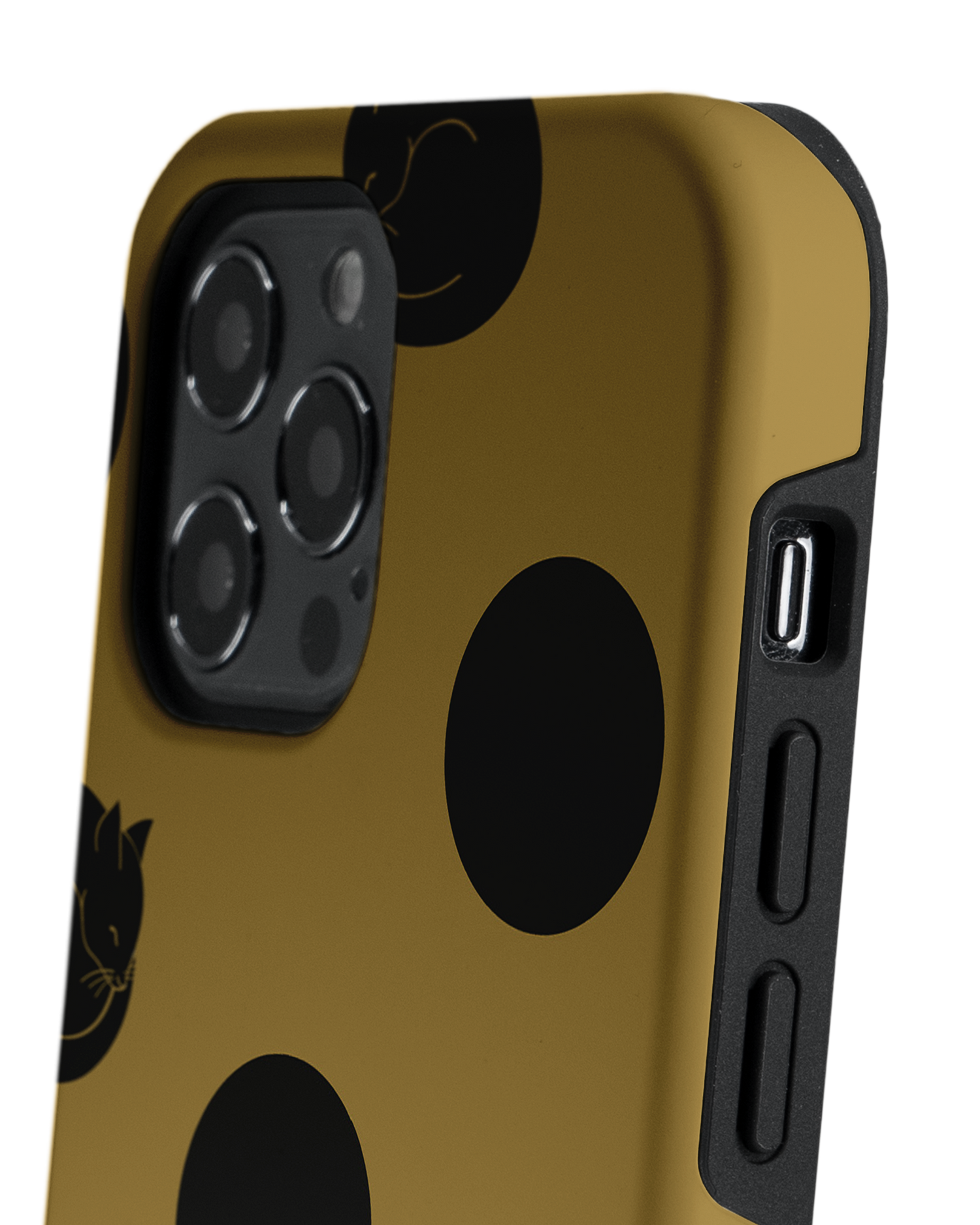 Polka Cats Premium Phone Case Apple iPhone 12, Apple iPhone 12 Pro: Detail Shot 2