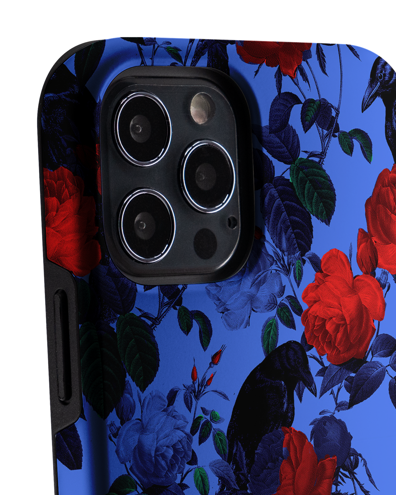 Roses And Ravens Premium Phone Case Apple iPhone 12, Apple iPhone 12 Pro: Detail Shot 1