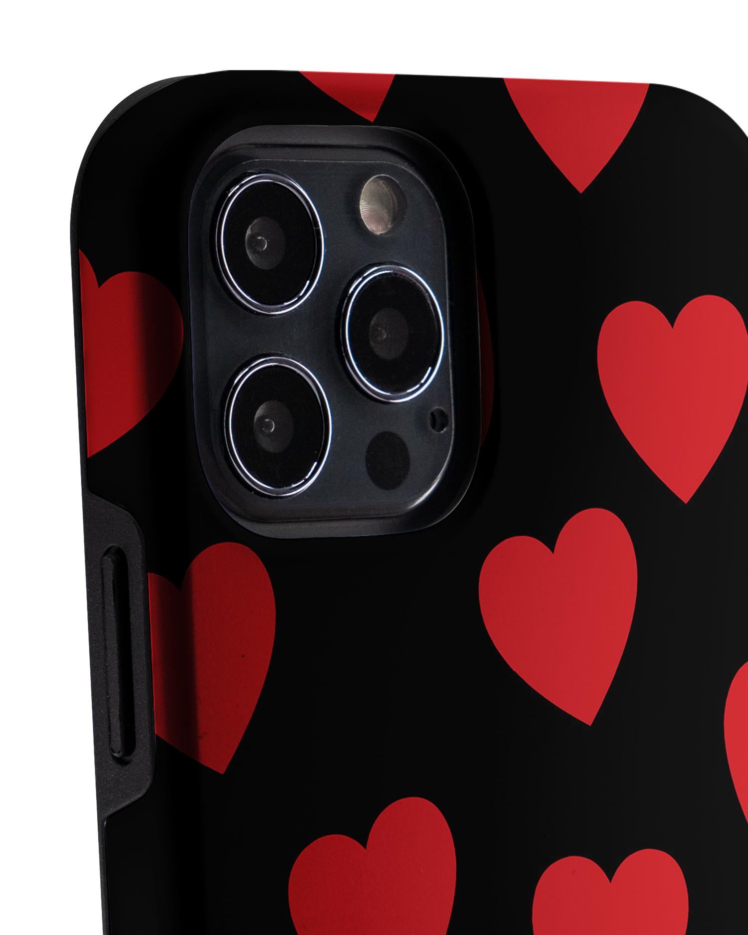 Repeating Hearts Premium Phone Case Apple iPhone 12, Apple iPhone 12 Pro: Detail Shot 1