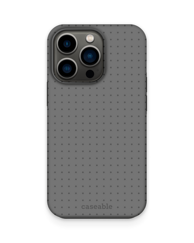 Dot Grid Grey Premium Phone Case Apple iPhone 13 Pro