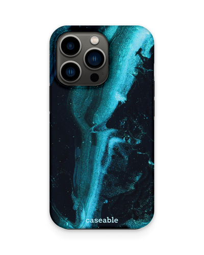 Deep Turquoise Sparkle Premium Phone Case Apple iPhone 13 Pro