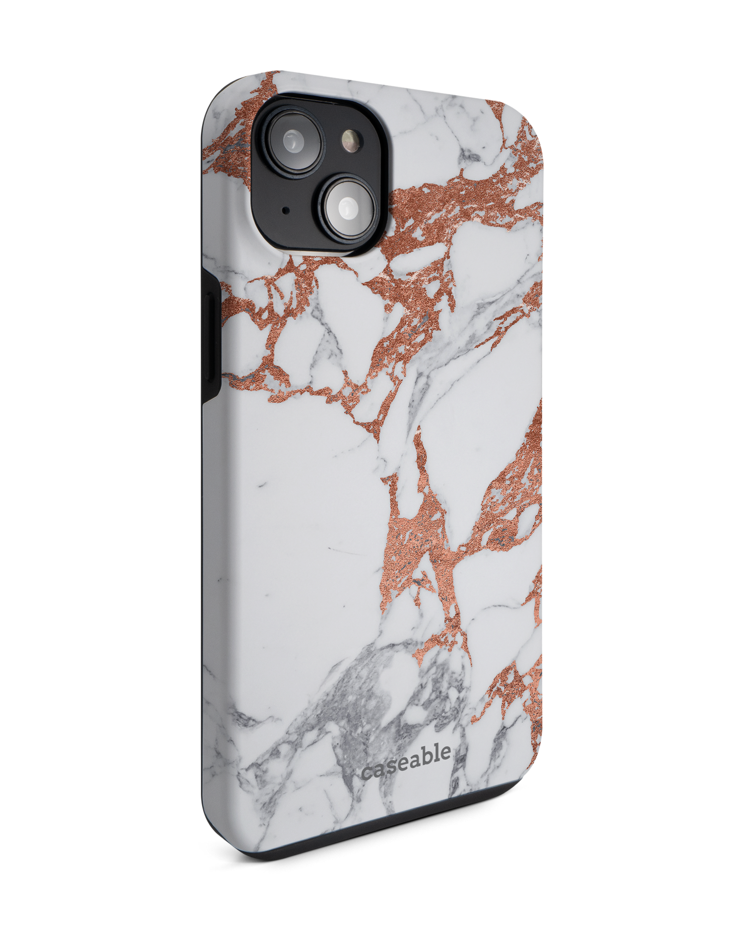 Marble Mix Premium Phone Case for Apple iPhone 14 Plus: View from the left side