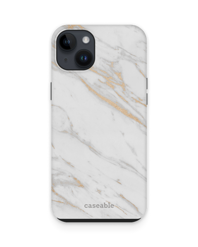 Gold Marble Elegance Premium Phone Case for Apple iPhone 14 Plus