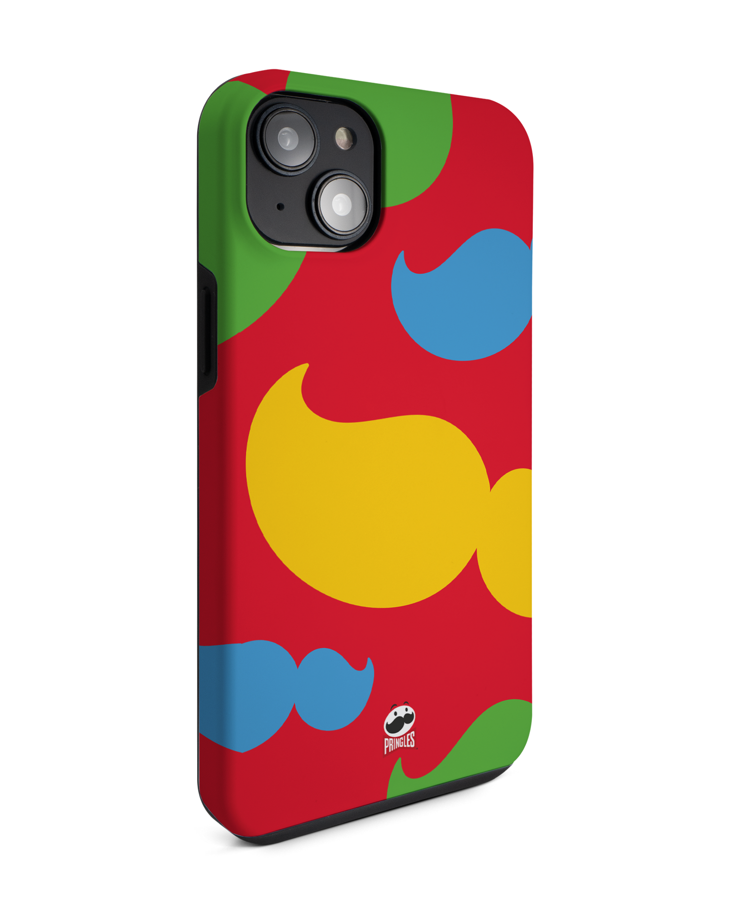 Pringles Moustache Premium Phone Case for Apple iPhone 14 Plus: View from the left side