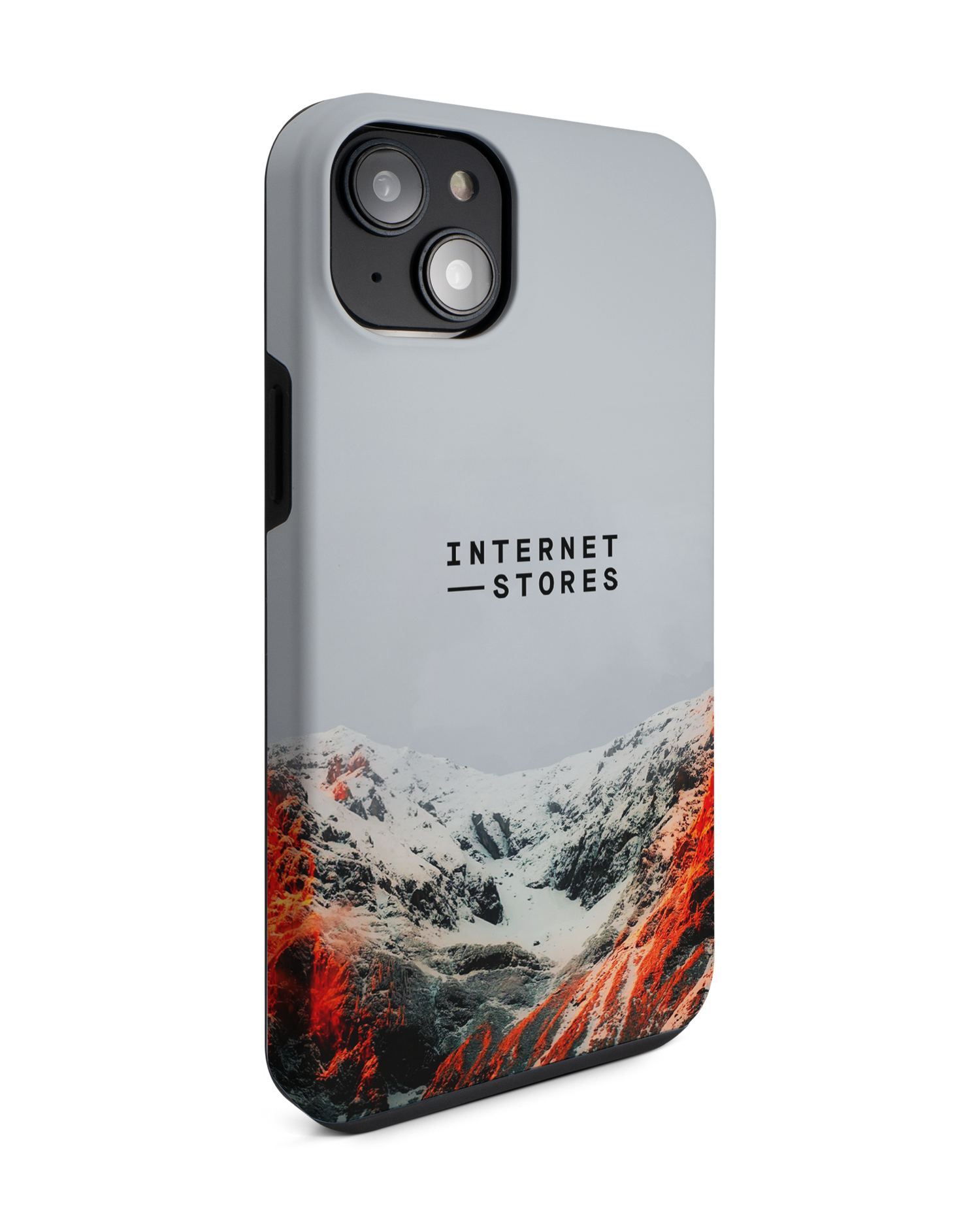 High Peak Premium Phone Case for Apple iPhone 14 Plus: View from the left side