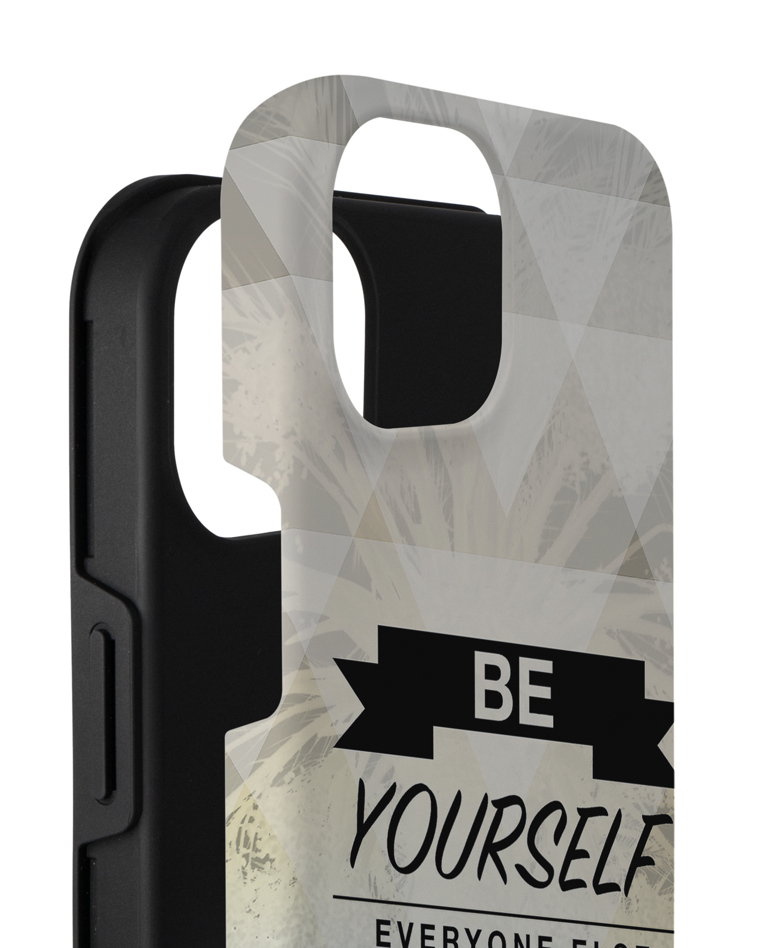Be Yourself Premium Phone Case for Apple iPhone 14 Plus consisting of 2 parts