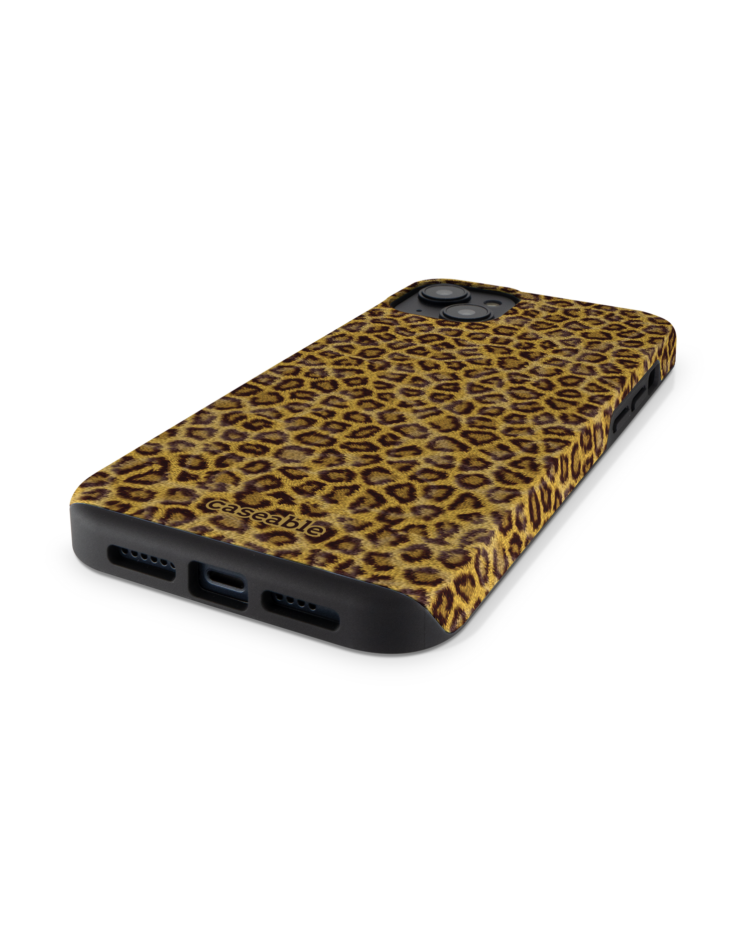 Leopard Skin Premium Phone Case for Apple iPhone 14 Plus: Lying