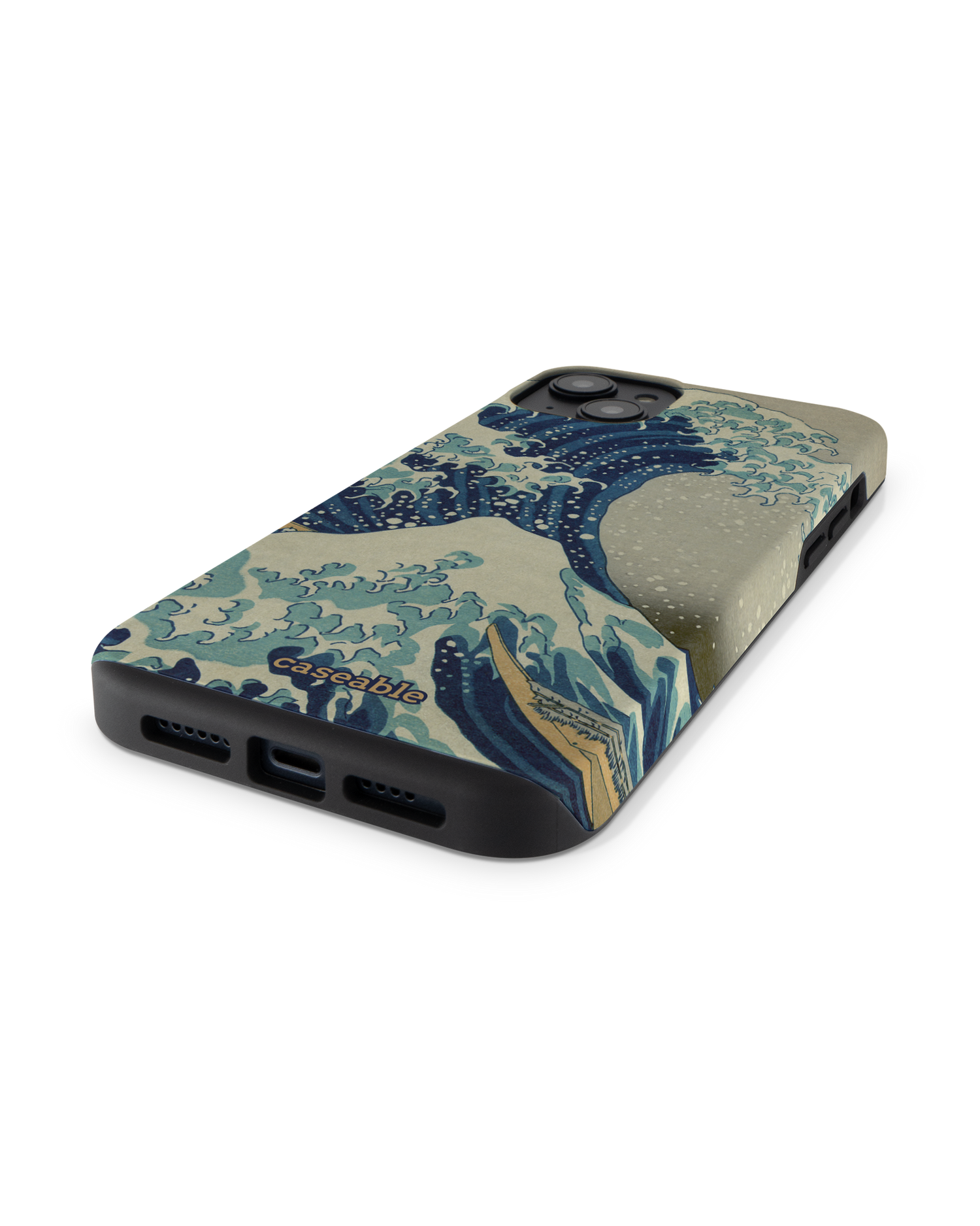 Great Wave Off Kanagawa By Hokusai Premium Phone Case for Apple iPhone 14 Plus: Lying