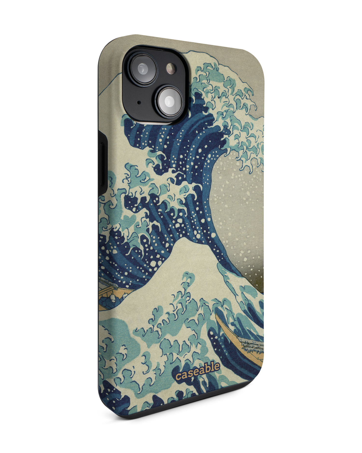 Great Wave Off Kanagawa By Hokusai Premium Phone Case for Apple iPhone 14 Plus: View from the left side