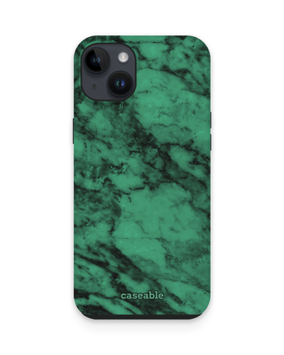 Green Marble Premium Phone Case for Apple iPhone 15 Plus