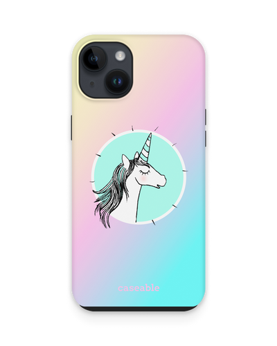 Happiness Unicorn Premium Phone Case for Apple iPhone 15 Plus