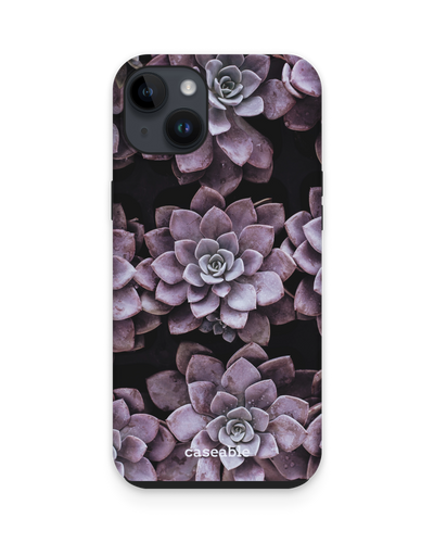 Purple Succulents Premium Phone Case for Apple iPhone 14 Plus