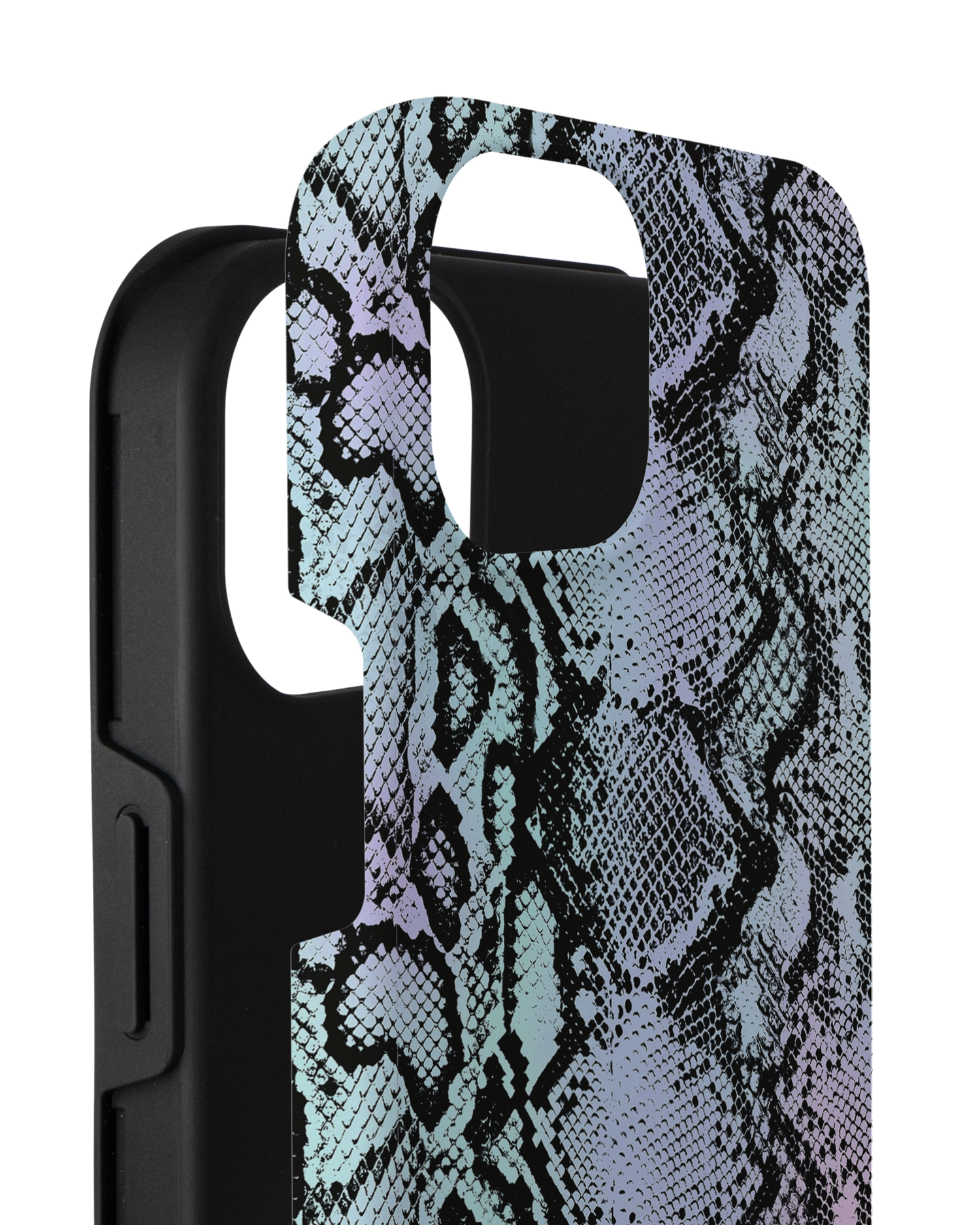 Groovy Snakeskin Premium Phone Case for Apple iPhone 14 Plus consisting of 2 parts