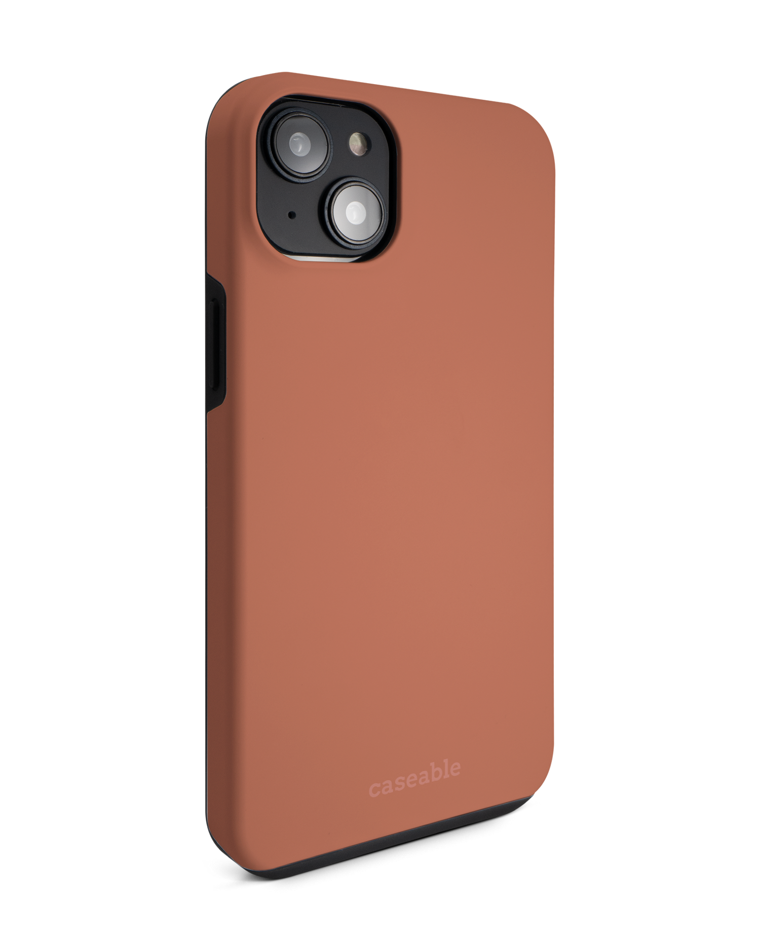 DUSTY CLAY Premium Phone Case for Apple iPhone 14 Plus: View from the left side