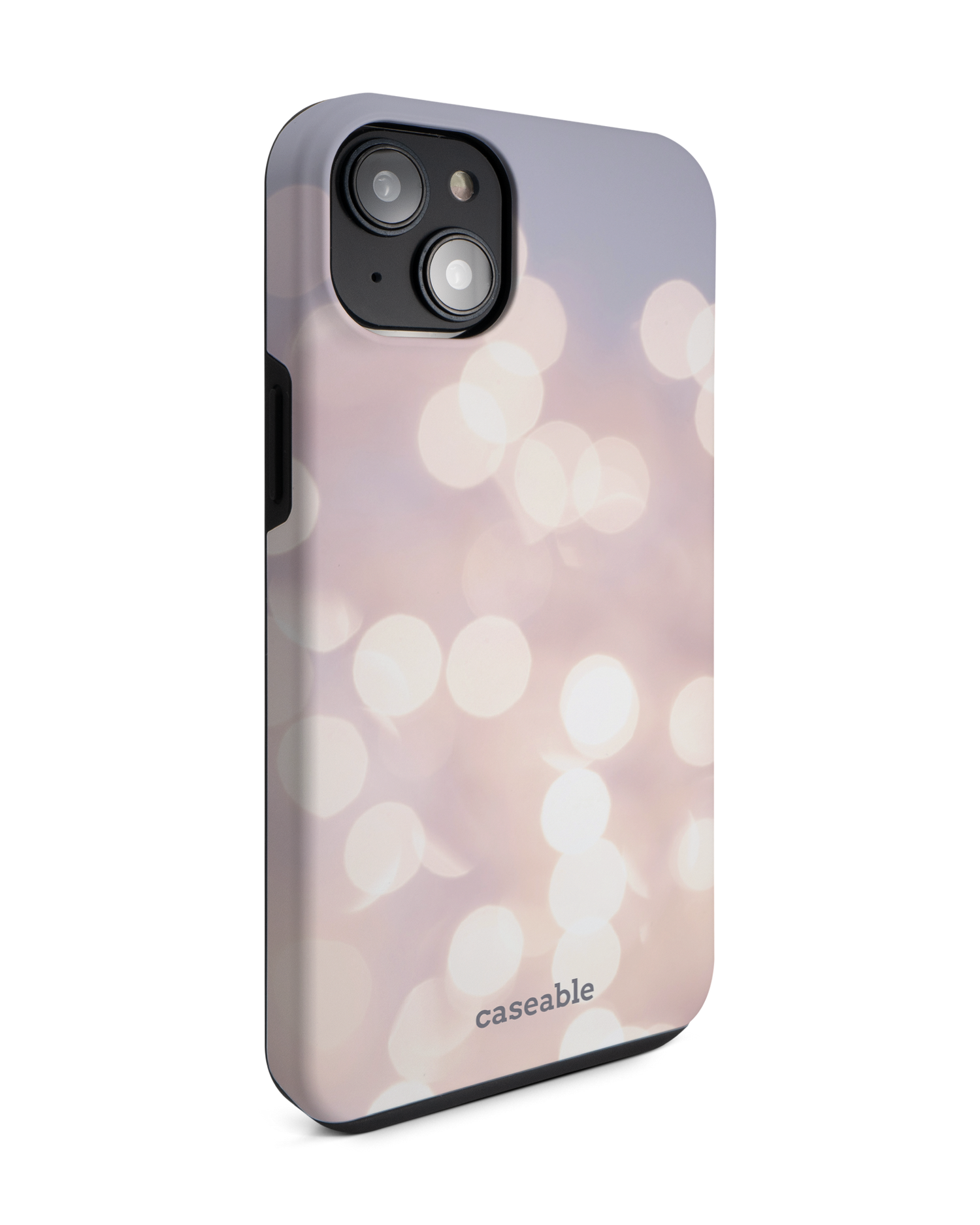 Winter Lights Premium Phone Case for Apple iPhone 14 Plus: View from the left side