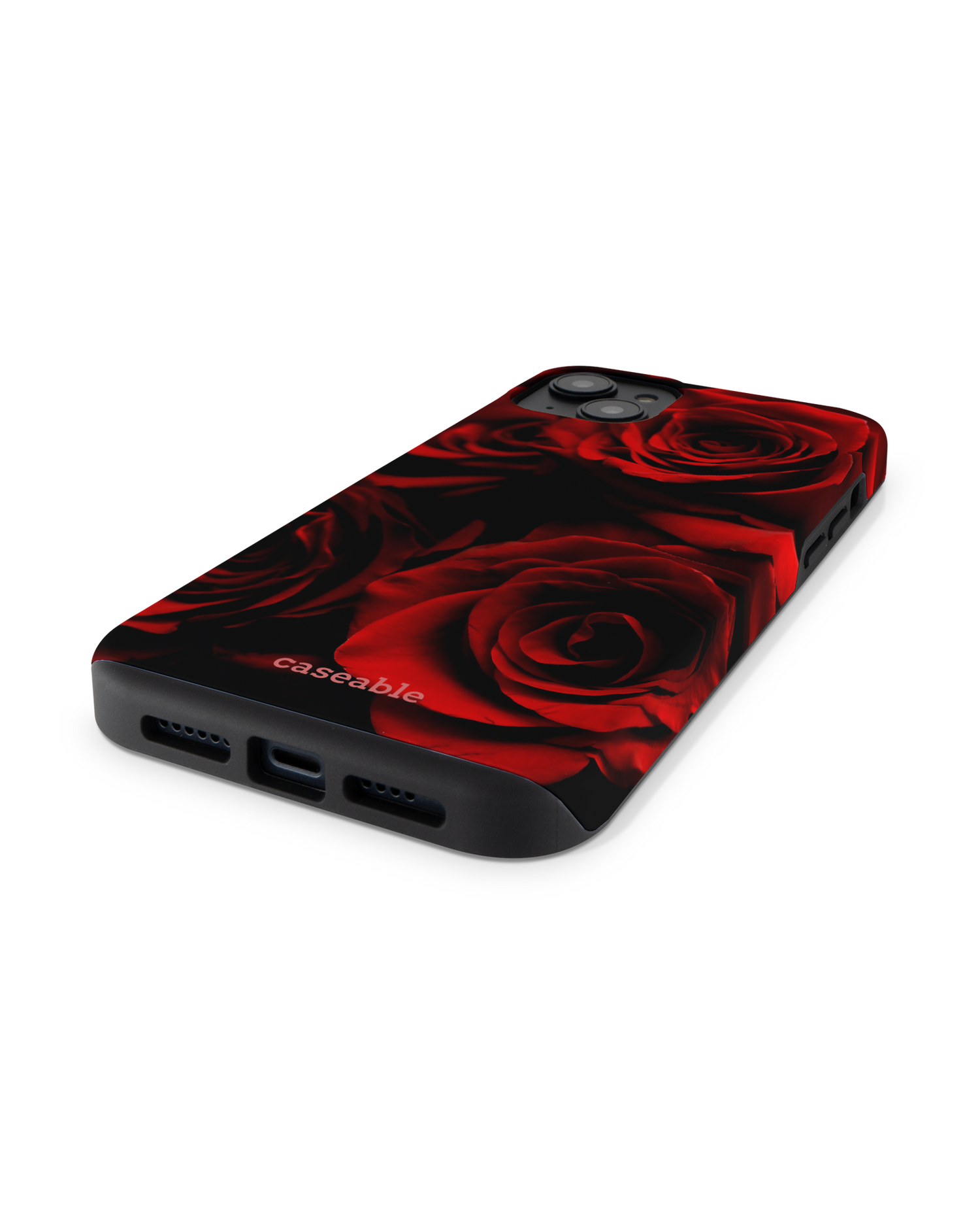 Red Roses Premium Phone Case for Apple iPhone 14 Plus: Lying
