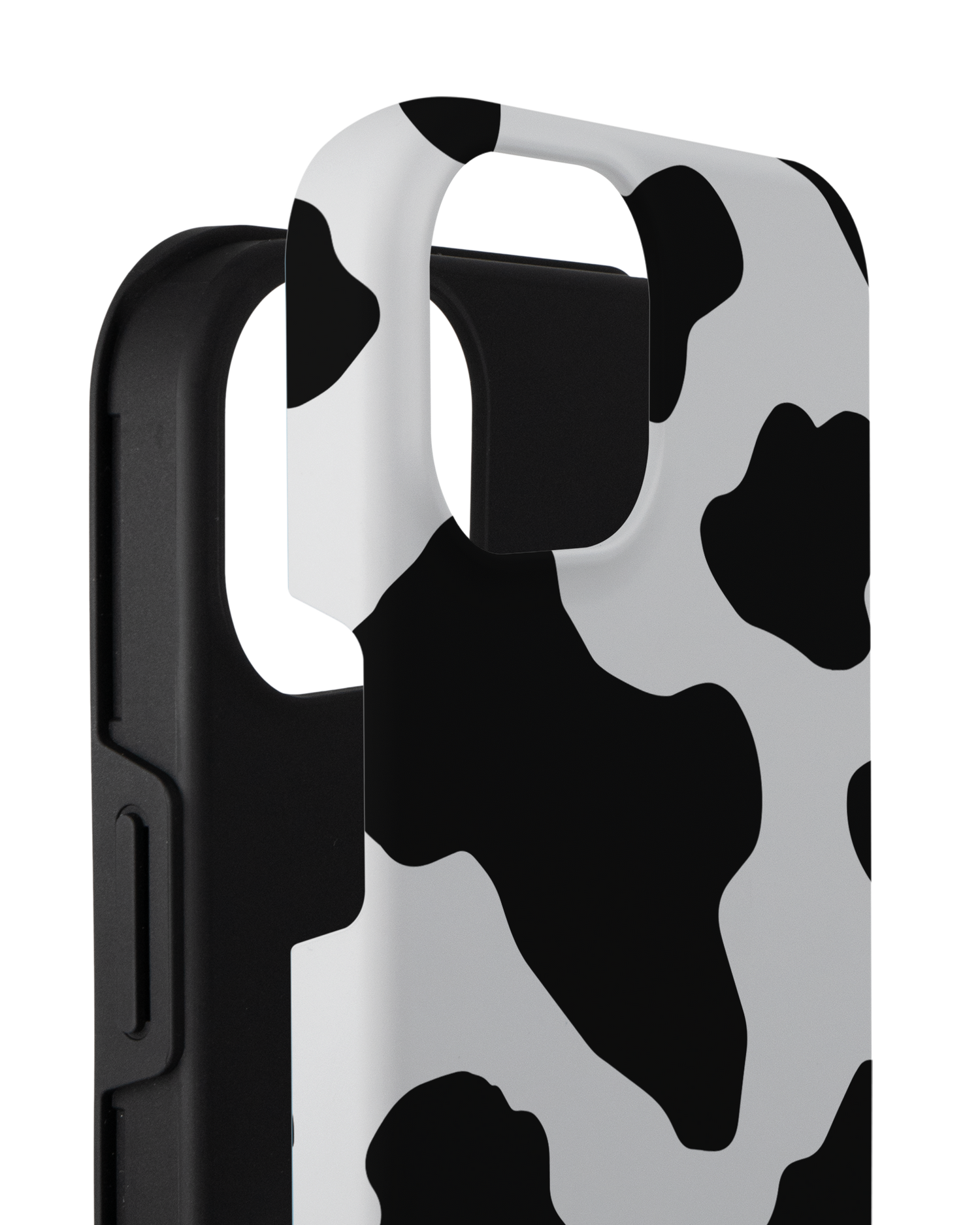 Cow Print 2 Premium Phone Case for Apple iPhone 14 Plus consisting of 2 parts