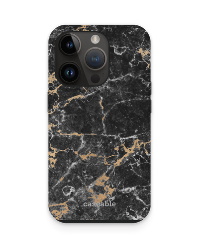 Marble and Gold Premium Phone Case for Apple iPhone 14 Pro