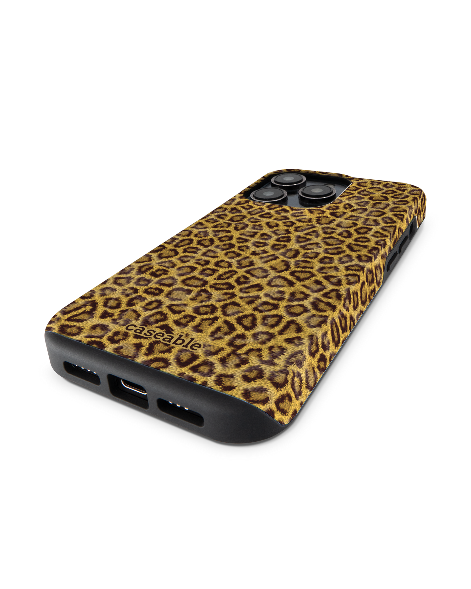 Leopard Skin Premium Phone Case for Apple iPhone 14 Pro: Lying