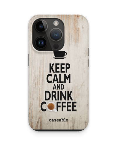 Drink Coffee Premium Phone Case for Apple iPhone 15 Pro