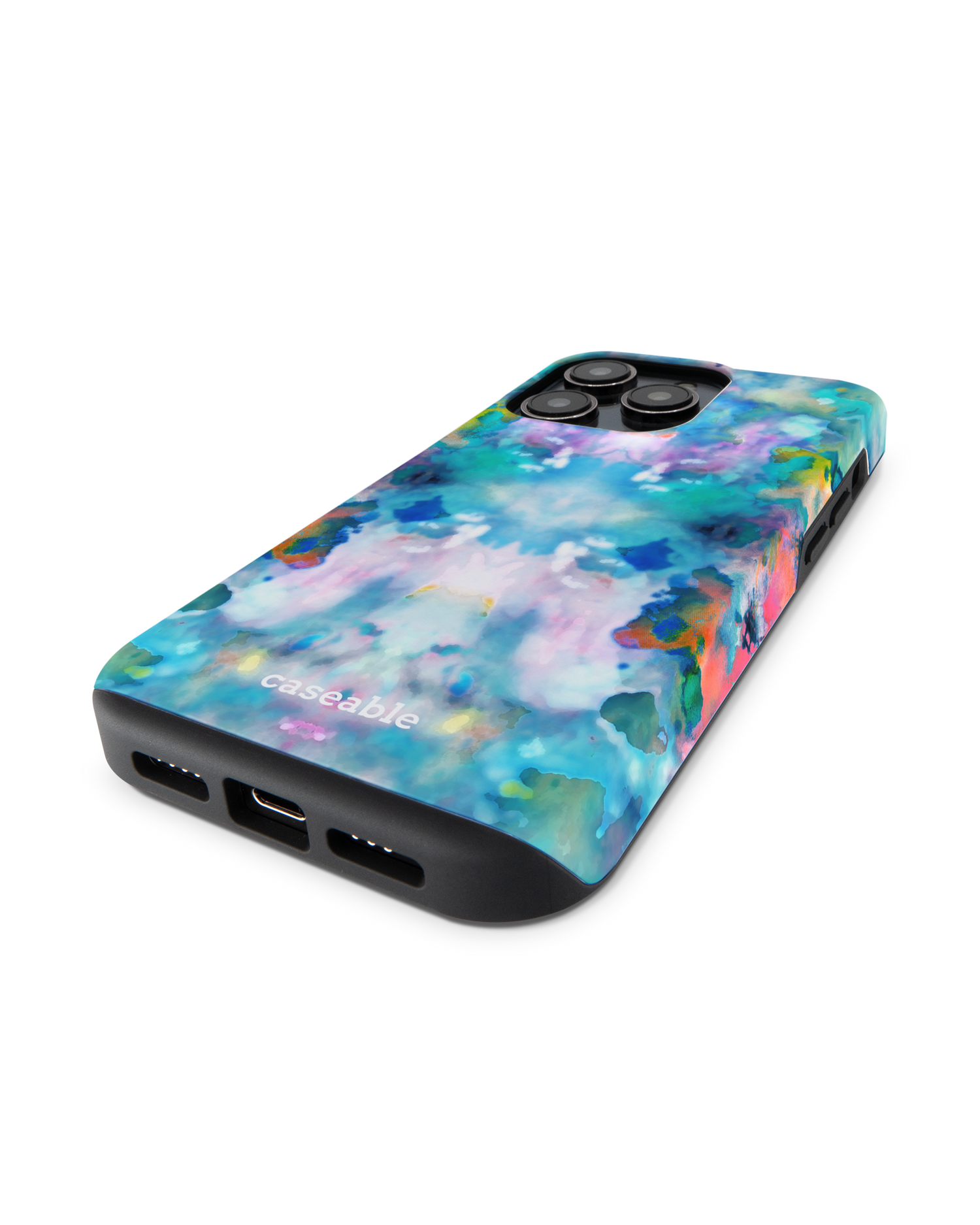 Paint Splatter Premium Phone Case for Apple iPhone 14 Pro: Lying