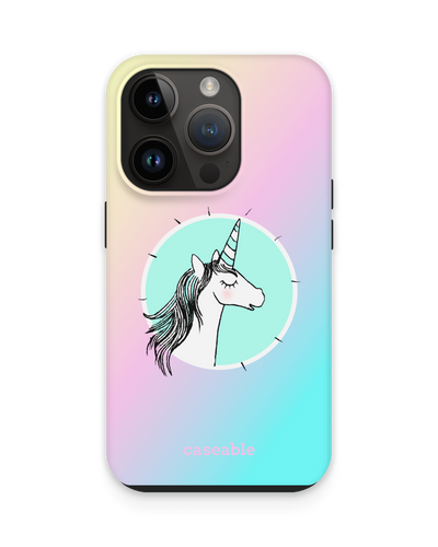 Happiness Unicorn Premium Phone Case for Apple iPhone 15 Pro