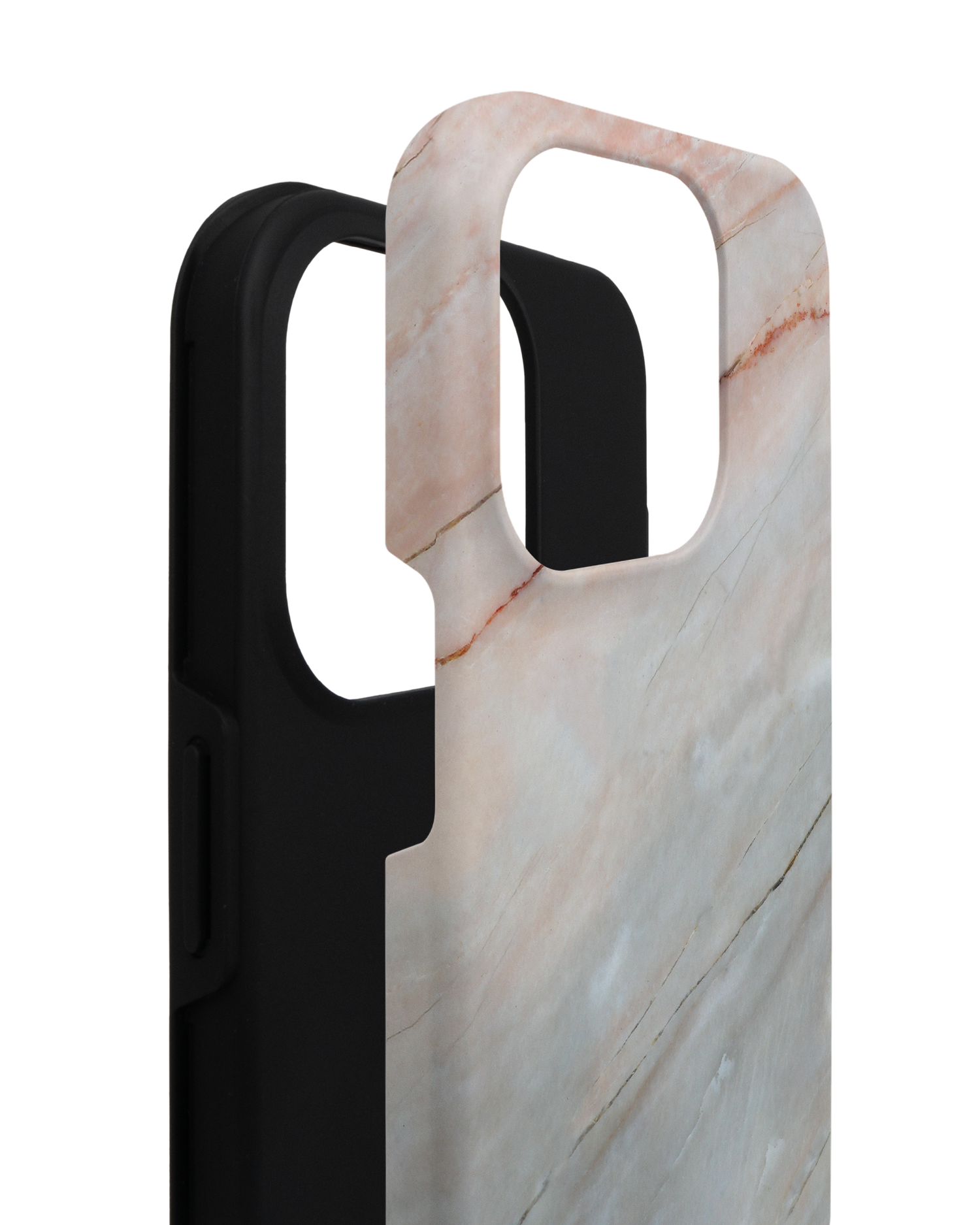 Mother of Pearl Marble Premium Phone Case for Apple iPhone 14 Pro consisting of 2 parts