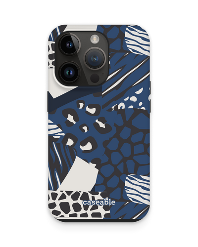 Animal Print Patchwork Premium Phone Case for Apple iPhone 15 Pro