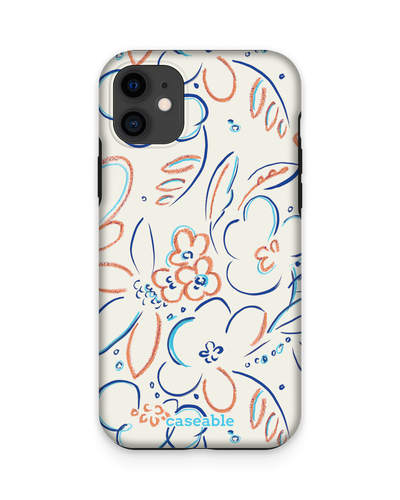Bloom Doodles Premium Phone Case Apple iPhone 11
