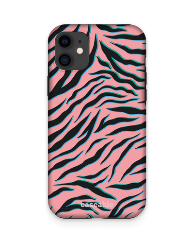 Pink Zebra Premium Phone Case Apple iPhone 11